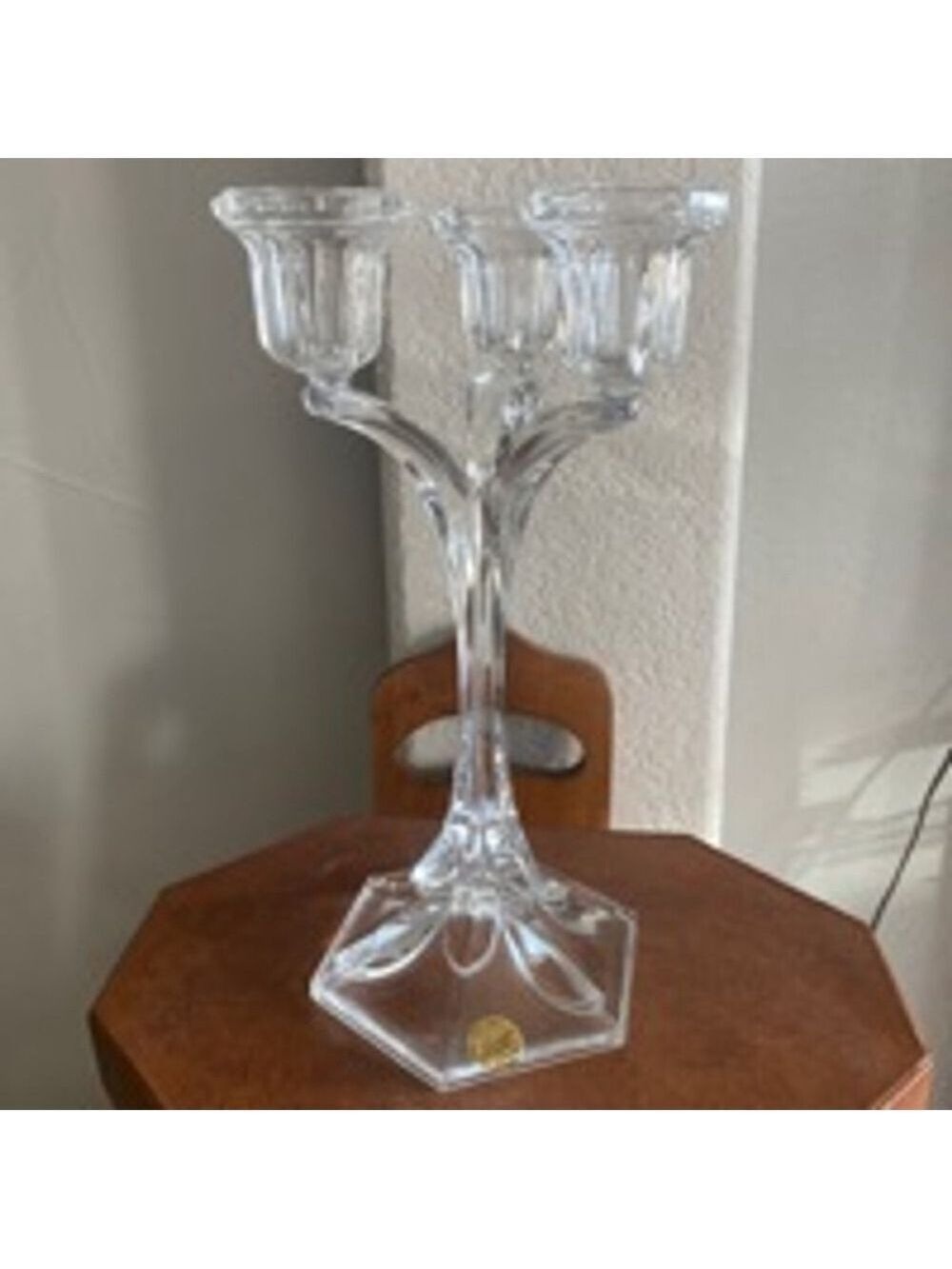 Cristal d'Arques Candelabra Clear-Lead crystal from France